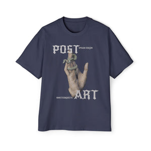 T-Shirt - 'POST ART', Oversize